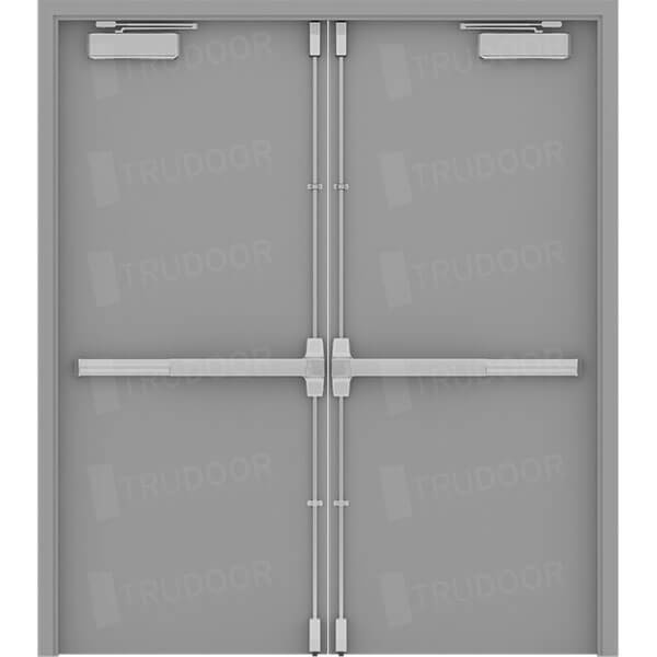 Commercial Steel Double Doors Hollow Metal Door Pair