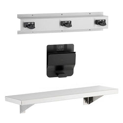 Hooks, Shelves, and Custodial Accessories