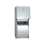 0030 Toilet Tissue Dispenser, Twin Hide-A-Roll – Surface Mounted