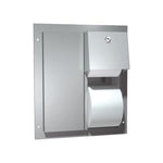 0032 Toilet Tissue Dispenser, Twin Hide-A-Roll – Partition Mounted