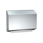 0215 Traditional Paper Towel Dispenser (Multi, C-Fold) – Surface Mounted, Stainless Steel