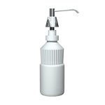 0332-D Lavatory Basin Liquid Soap Dispenser, 6" Spout, 4" Shank, 34 oz., Vanity Mounted