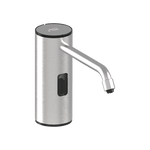 0335-S Automatic Foam Soap and Hand Sanitizer Dispenser, Vanity Mounted, Satin Stainless Finish