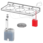 0390 EZ-Fill Multi-Feed Kit - Vanity Mounted Fill Port, 6 L Under Vanity Tank with Tubing
