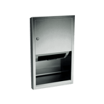 045210AC-6 Traditional Automatic Roll Paper Towel Dispenser, 110 - 240V, Semi-Recessed