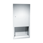 0452 Traditional Paper Towel Dispenser, Multi, C-Fold, Recessed