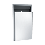 0458-DX Traditional Waste Receptacle, 18 gal., Semi Recessed