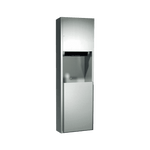 04692A-9 Traditional Automatic Paper Towel Dispenser and Waste Receptacle, 110-240V, Surface Mounted