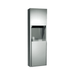 04692AC-9 Traditional Automatic Paper Towel Dispenser and Waste Receptacle, 110-240V, Surface Mounted