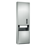 046921-9 Traditional Roll Paper Towel Dispenser and Waste Receptacle, Surface Mounted