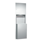 0469-BL Traditional Paper Towel Dispenser and Waste Receptacle, Surface Mounted