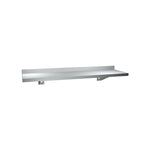 0694 Surface Mounted Stainless Steel Shelf with Backsplash