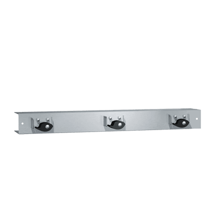 ASI 0796-3 26 Inch Surface Mounted Mop Rack with 3 Holders