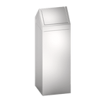 0839-T Waste Receptacle with Dual Swing Top, 19 gal., Free Standing