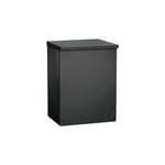 0852-41 Matte Black Sanitary Napkin Disposal – Surface Mounted