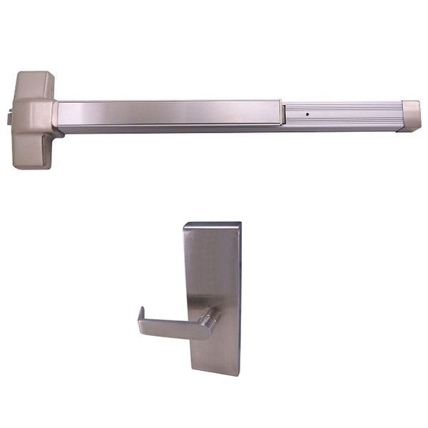 One Exit Rim Divice Design Hardware 1000R x LE-08A Rim Exit Device with Passage Lever
