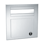 1001 Traditional Paper Towel Dispenser and Waste Receptacle, Counter Mounted