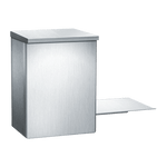 0852-SH Sanitary Waste Disposal with Shelf, Surface Mounted