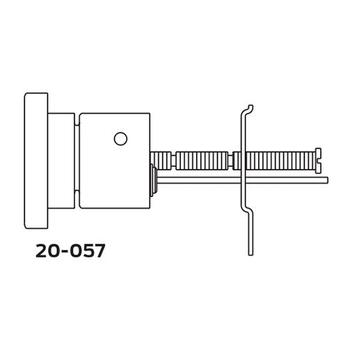 Schlage 20-057-C FSIC Rim Cylinder, C Keyway