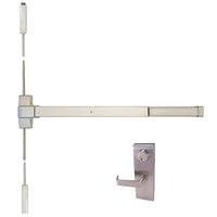 2000V x LE-08 Surface Vertical Rod Exit Device with Heavy-Duty Escutcheon Entry Lever