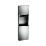 204692A-6 Roval Automatic Roll Paper Towel Dispenser & Waste Receptacle, Battery Operated, Semi Recessed
