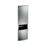 2046921AC Roval Automatic Roll Paper Towel Dispenser and Waste Receptacle, Battery Operated, Recessed