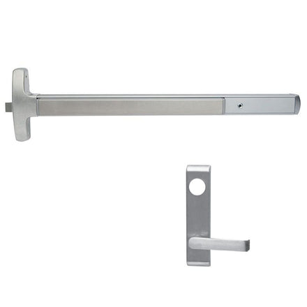 Falcon Rim Device Falcon 24-R-L Narrow Stile Rim Exit Device with Lever