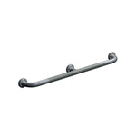 3802-54P Peened Snap Flange Straight Grab Bar with Intermediate Support, 54″ Length, 1-1/2″ Diameter