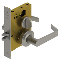 3844S Privacy with Cointurn Mortise Lock with Sectional Trim, WTN (Withnell) Lever