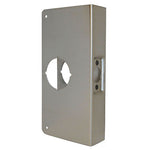 3 CW Wrap Around Plate for Cylindrical Locks with 2-1/8" Hole, 2-3/4" Backset, 1-3/8" Thick Door