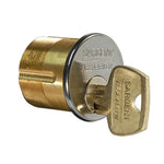 41 1-1/8" Mortise Cylinder with Standard Cam, LA Keyway