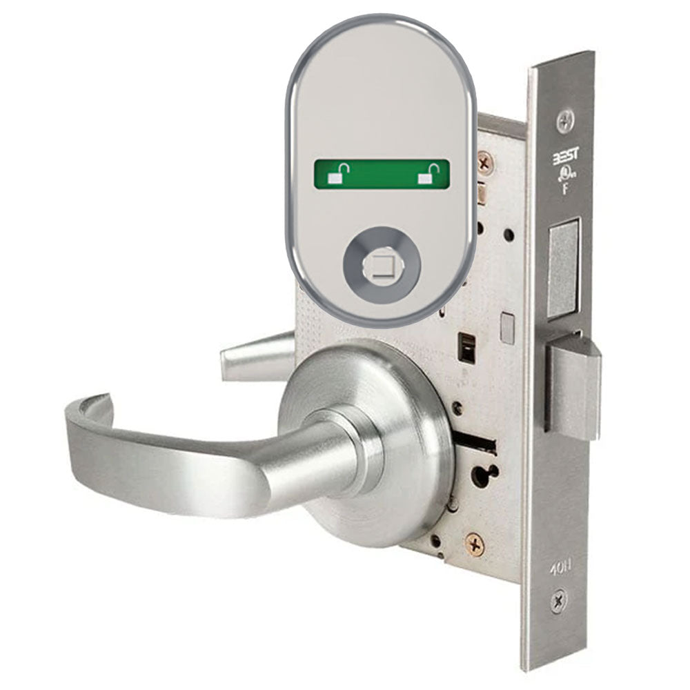 Best 45H0L 45H0L Privacy Mortise Lock, w/ VINE Exterior Visual