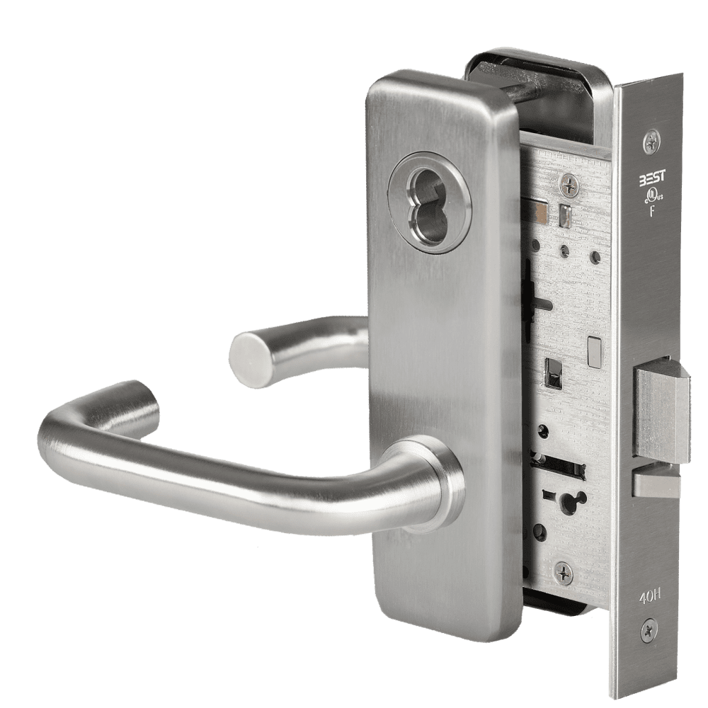 Heavy Duty Mortise Lock Set – Stainless Steel, Easy Install, With Handles And Keys For Home Use