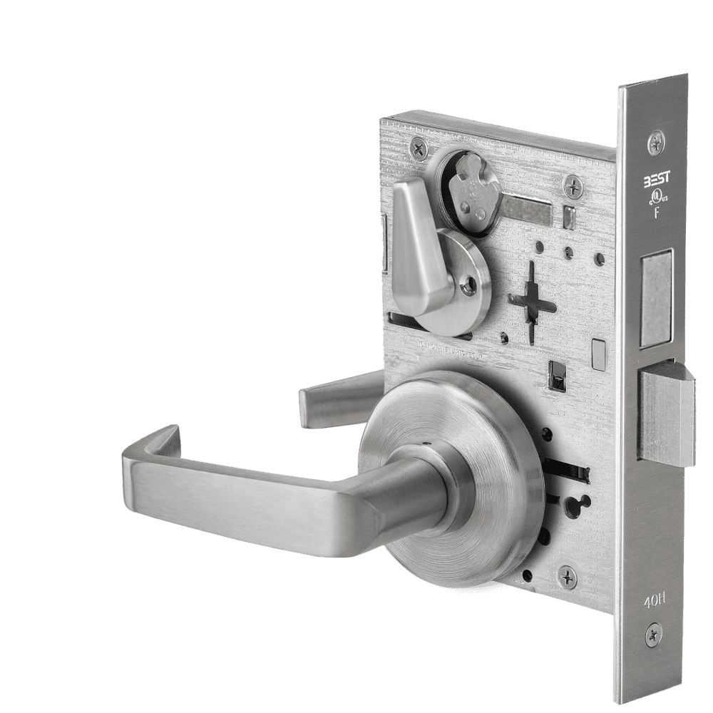 Best 45H0L Grade 1 Privacy Mortise Lock, NonKeyed