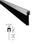 5061ANB Mortise Astragal with Nylon Brush Insert