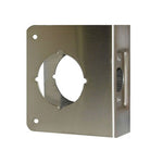 51 CW Wrap Around Plate for Cylindrical Locks with 2-1/8" Hole, 2-3/8" Backset, 1-3/8" Thick Door