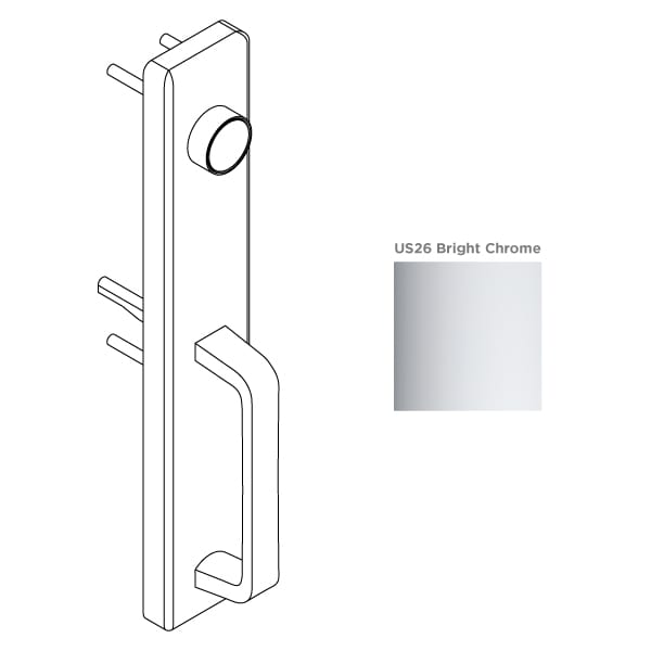 lucky⭐枠 Falcon 512NL Nightlatch Pull Trim for 25 Series Exit Device