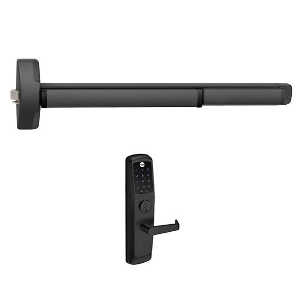 Accentra 6100 x AU-NTT623-NR Exit Device w/ nexTouch TouchScreen Trim
