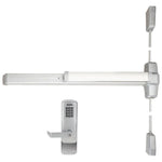 9927 Vertical Rod Exit Device with CO-100-993S-70-KP Electronic Keypad Lever