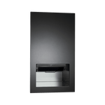 645210AC-41 Piatto Recessed Automatic Roll Paper Towel Dispenser, AC Power, Matte Black