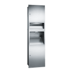 64672-2 Simplicity 3-In-1 Paper Towel Dispenser, High Speed Hand Dryer and Waste Receptacle, 208-240 V, Recessed
