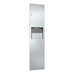 6467 Simplicity Paper Towel Dispenser and Waste Receptacle, Recessed