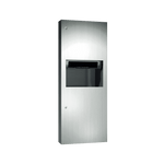 64696AC-6 Simplicity Automatic Roll Paper Towel Dispenser and Waste Receptacle, 110-240V AC, Semi-Recessed