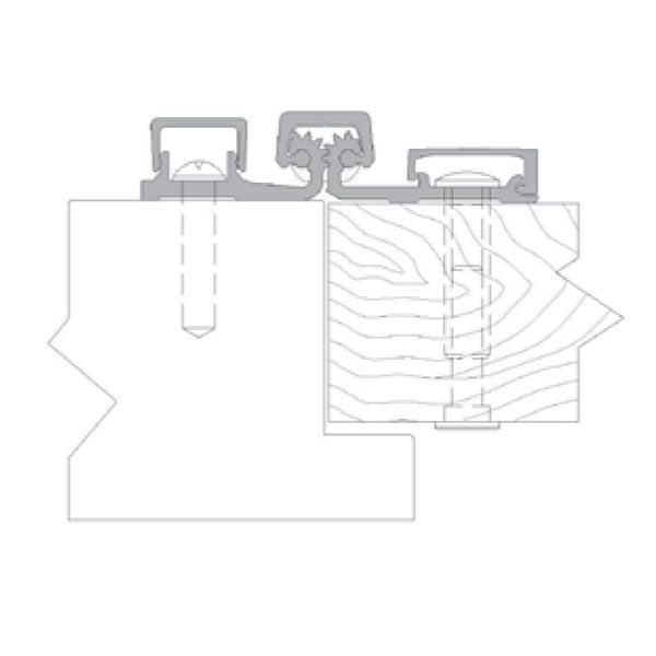 Best 664HD UL Heavy Duty Full Surface Continuous Geared Hinge