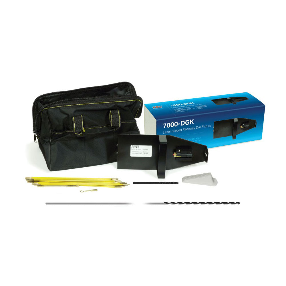Door Raceway SDC 7000-DGK Laser Guided Door Core Wire Raceway Kit
