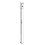 MULL7100 Keyed Removable Mullion