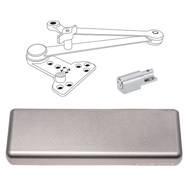 PDQ 7101 BC SCSHO Door Closer with Spring Stop Hold Open Arm