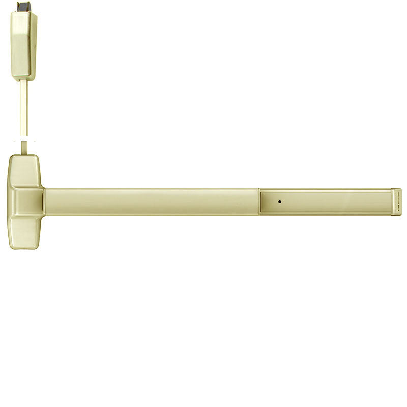 Von Duprin 7827EO-LBR Vertical Rod Exit Device, Less Bottom Rod