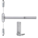 7827L-BE Surface Vertical Rod Exit Device with Blank Escutcheon Lever