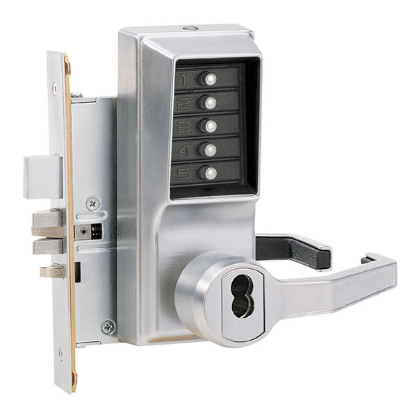 Simplex 8148 Pushbutton Mortise Lever Lock with Deadbolt, Key Override